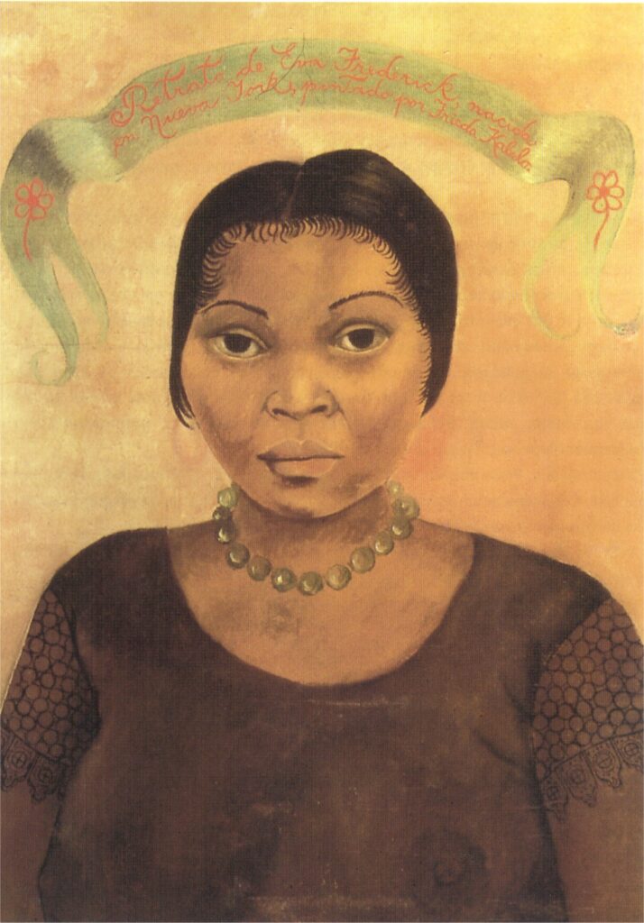 Portrait of Eva Frederick (1931) - Frida Kahlo Tablo