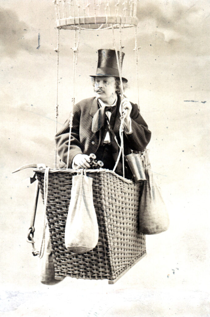 Portrait of Felix Nadar, Photographer and Aeronautical Scientist - Félix Nadar Tablo