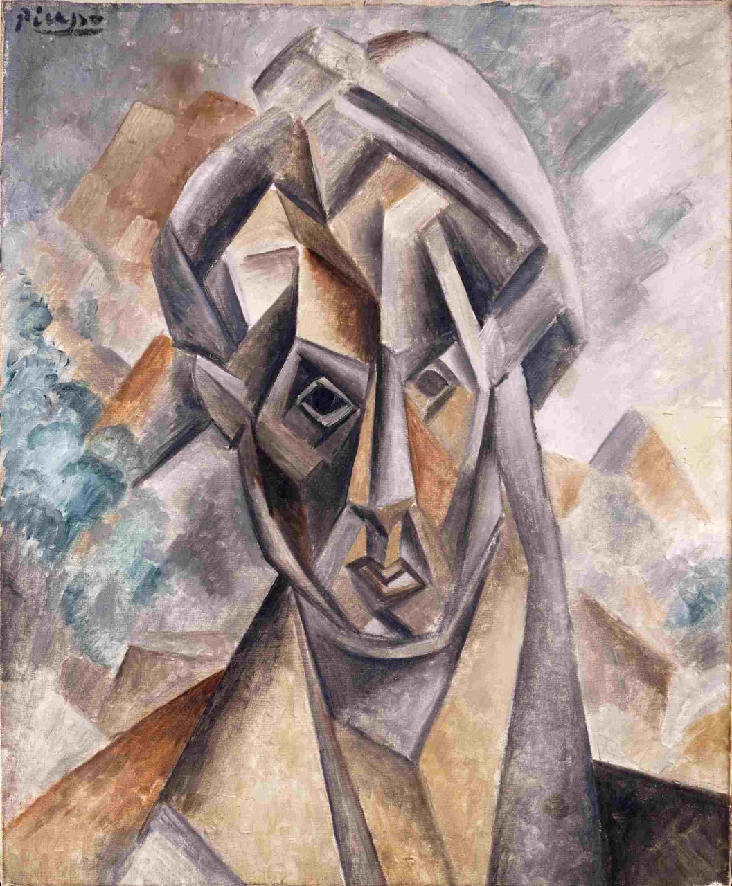 Portrait of Fernande Olivier (1909) - Pablo Picasso Tablo