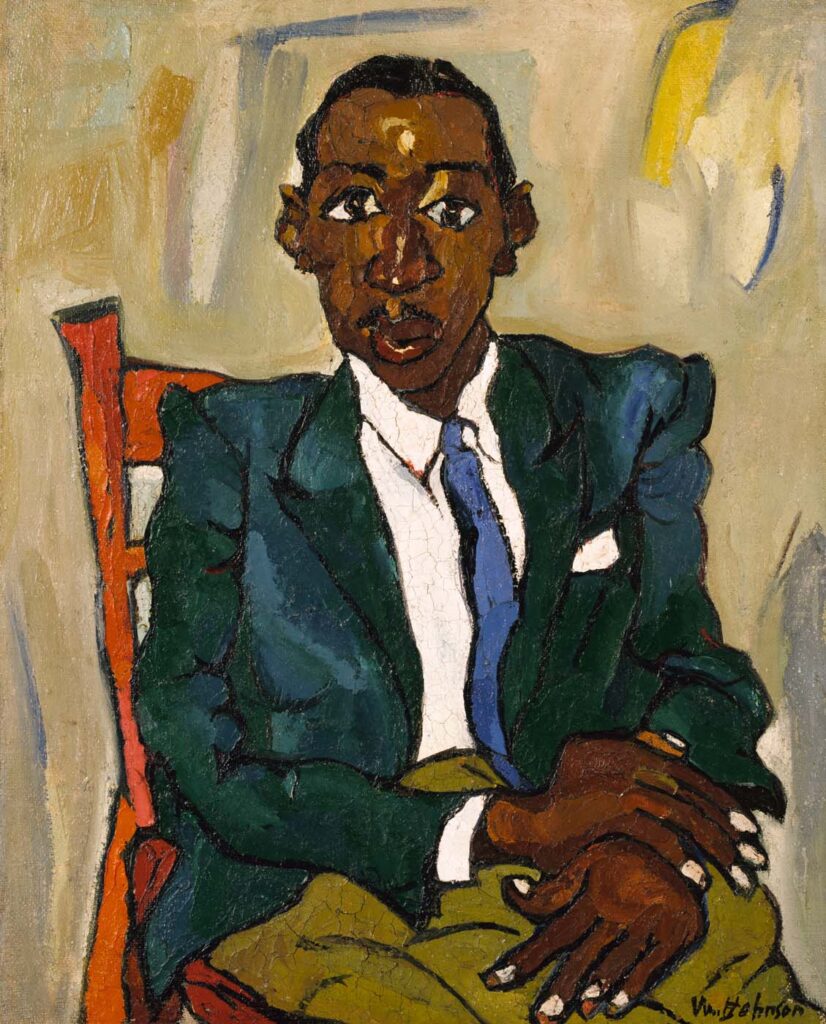 Portrait of Fletcher (1939) - William H. Johnson Tablo