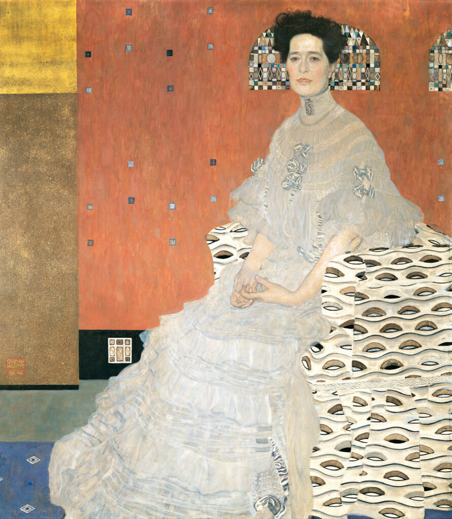 Portrait of Fritza Riedler (1906) - Gustav Klimt Tablo