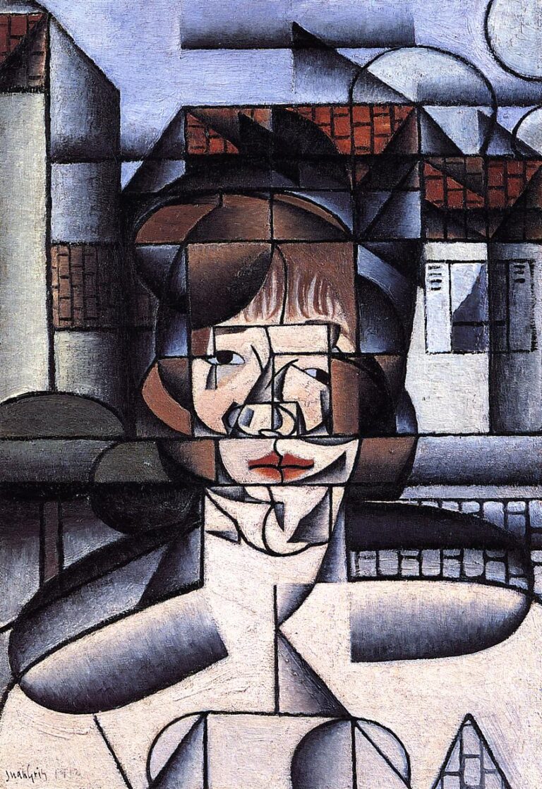 Portrait of Germaine Raynal (1912) – Juan Gris Tablo