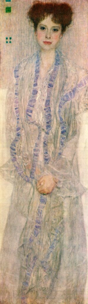 Portrait of Gertha Felssovanyi (1902) – Gustav Klimt Tablo