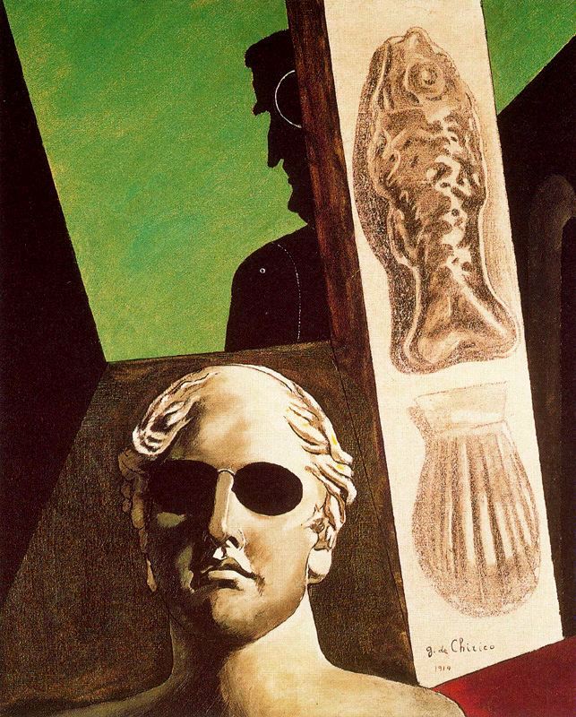 Portrait of Guillaume Apollinaire (1914) – Giorgio de Chirico Tablo