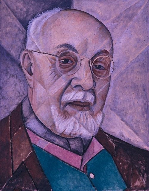Portrait of Henri Matisse (1956) - Marevna (Marie Vorobieff) Tablo