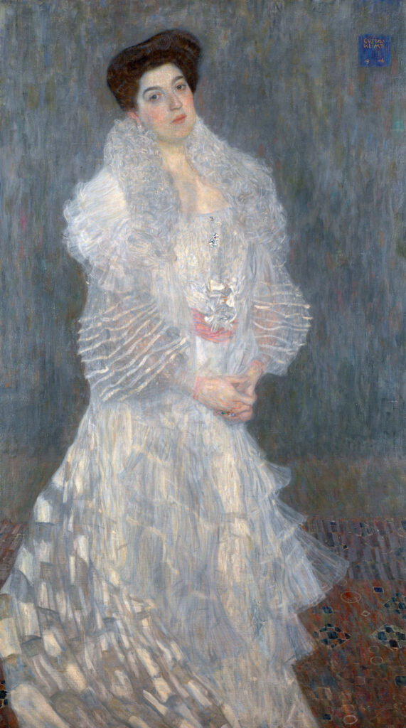 Portrait of Hermine Gallia (1904) - Gustav Klimt Tablo