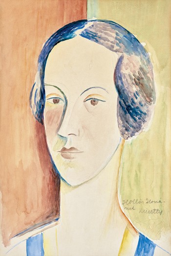Portrait of Hollós Ilona (1930) - Kmetty János Tablo