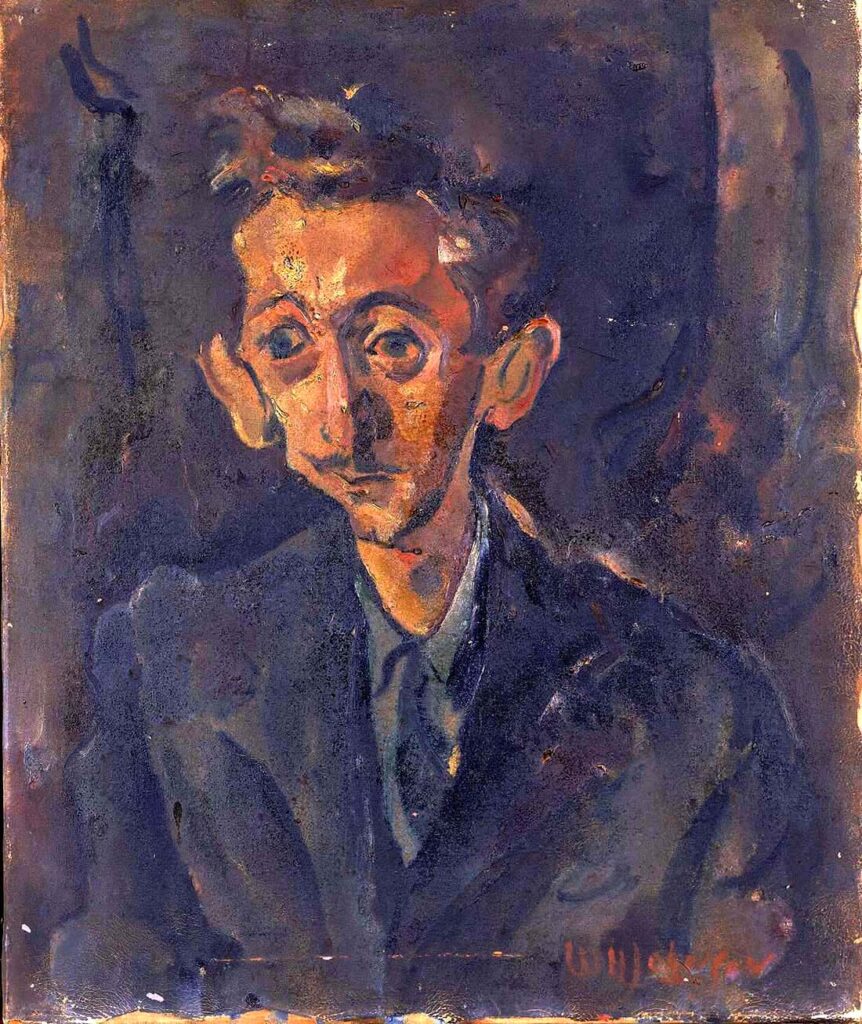 Portrait of Ilya Bolotowsky (1930) – William H. Johnson Tablo