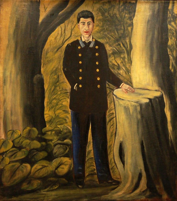 Portrait of Ilya Zdanevich (1913) – Niko Pirosmani Tablo