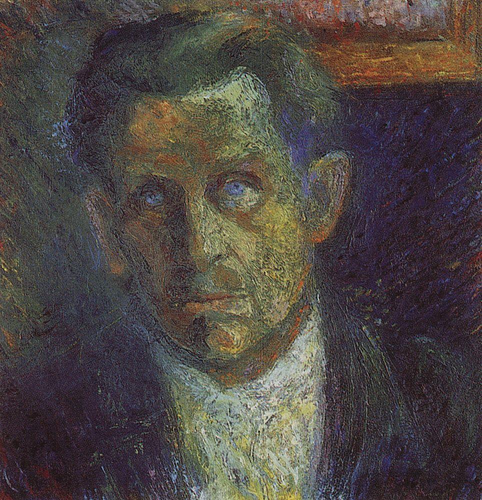 Portrait of Ivan Kliun (1933) - Kazimir Malevich Tablo