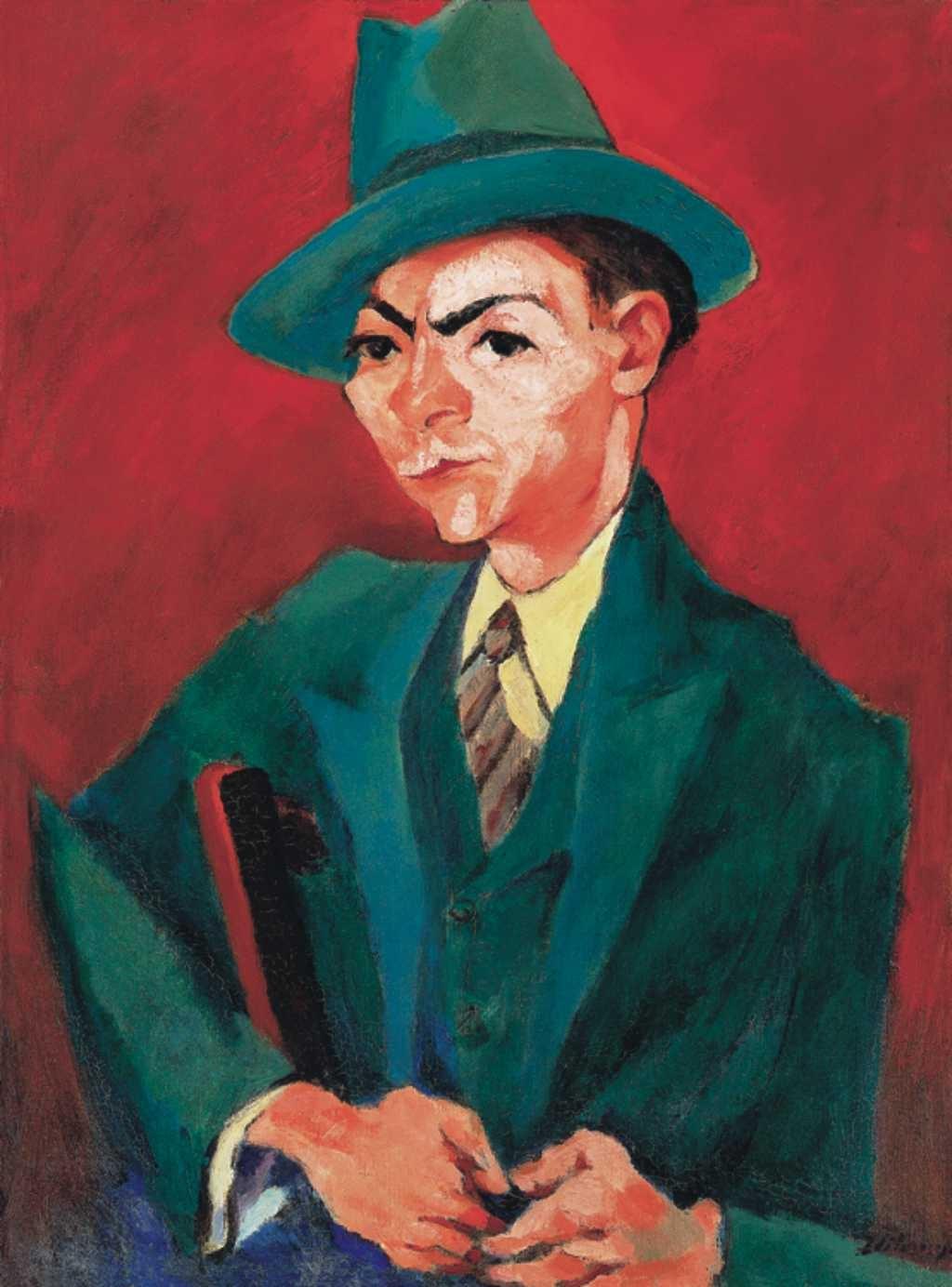 Portrait of Jacques de la Fregonniere (1933) - Lajos Tihanyi Tablo
