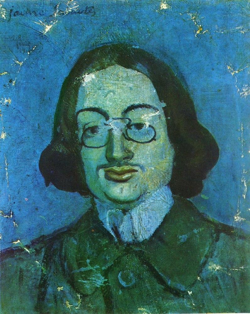 Portrait of Jaime Sabartes (1901) - Pablo Picasso Tablo