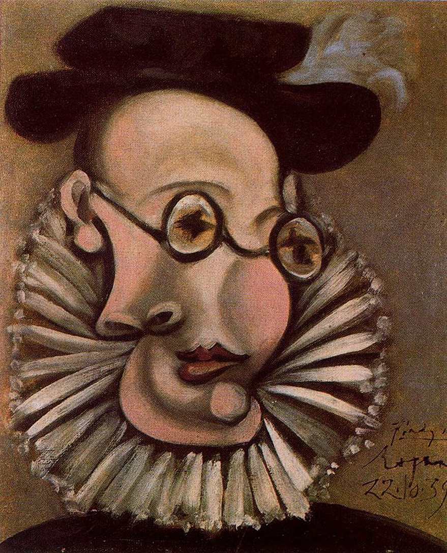 Portrait of Jaime Sabartes as Grandee (1939) - Pablo Picasso Tablo