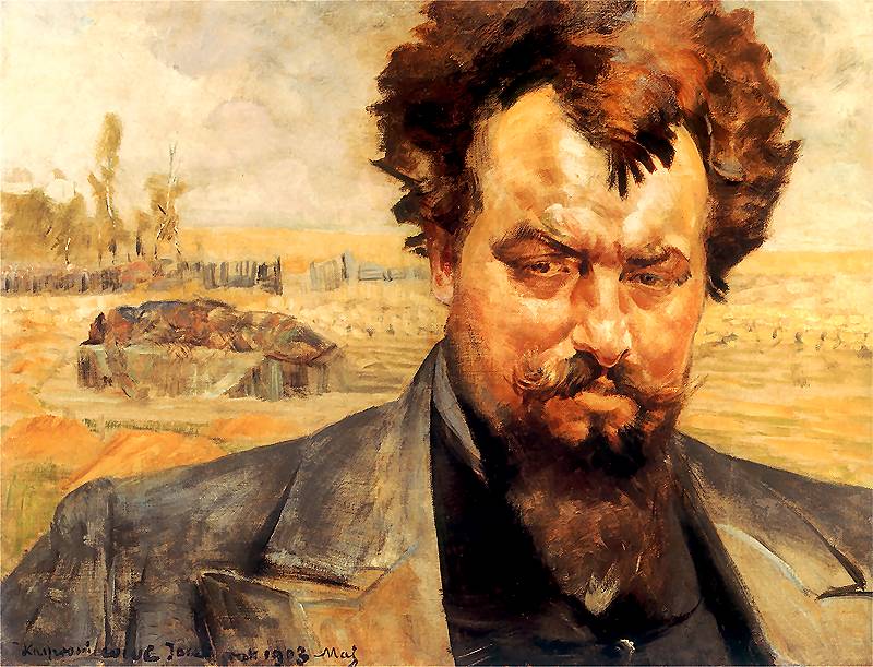 Portrait of Jan Kasprowicz (1903) - Jacek Malczewski Tablo