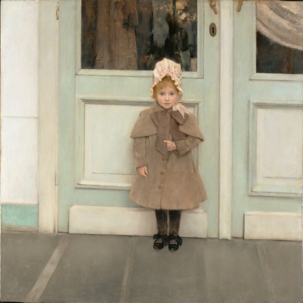 Portrait of Jeanne Kefer (1885) - Fernand Khnopff Tablo