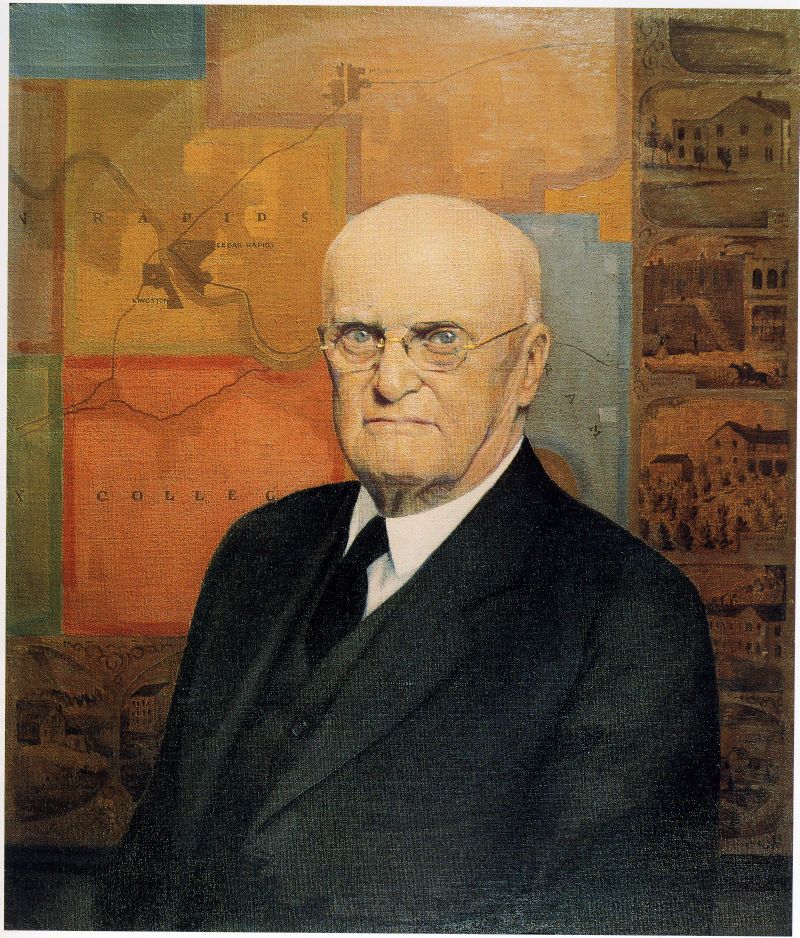 Portrait of John B. Turner, Pioneer (1929) - Grant Wood Tablo