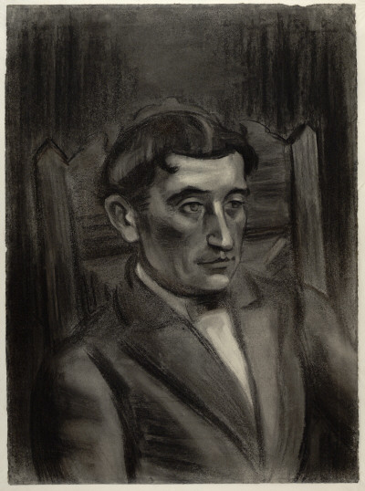 Portrait of Jules Romains (1922) - Henri Le Fauconnier Tablo