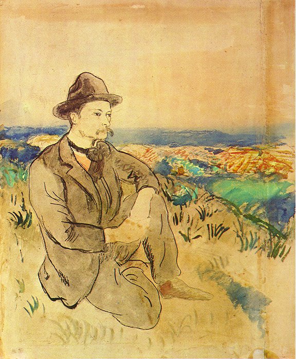 Portrait of Juli Gonzalez (1902) - Pablo Picasso Tablo