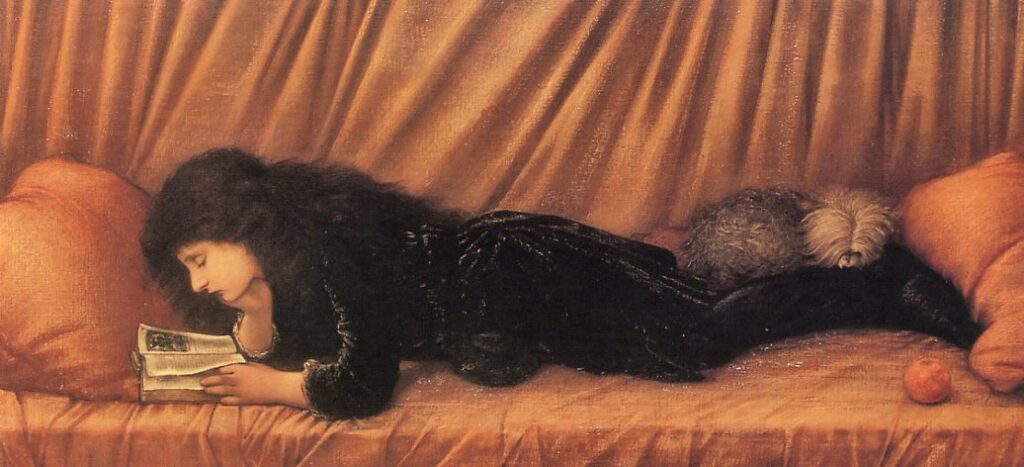 Portrait of Katie Lewis (1886) - Edward Burne-Jones Tablo