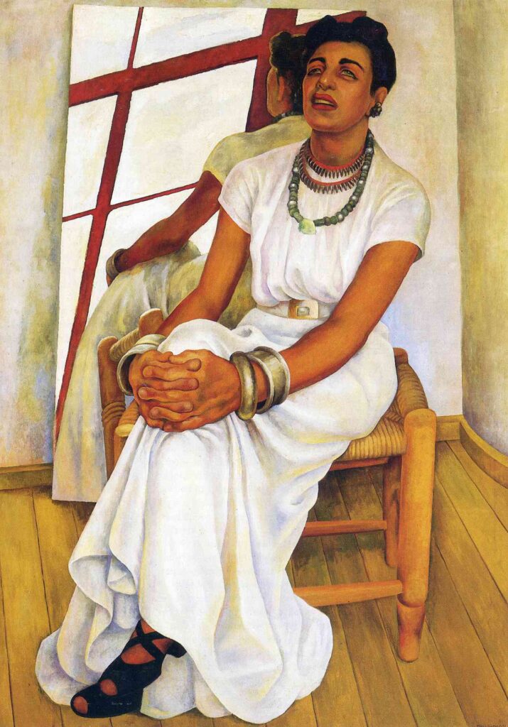 Portrait of Lupe Marin (1938) - Diego Rivera Tablo