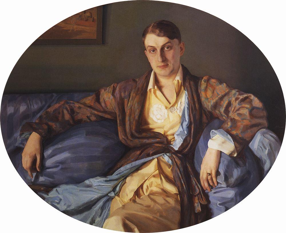 Portrait of M. Lukyanov (1918) – Konstantin Somov Tablo