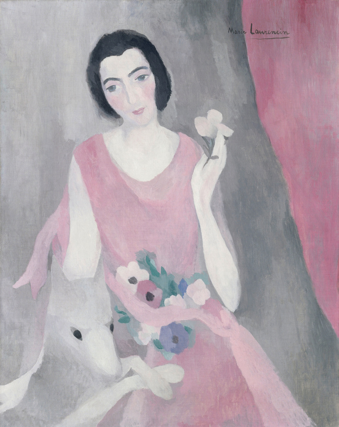 Portrait of Madame Paul Guillaume (1928) - Marie Laurencin Tablo