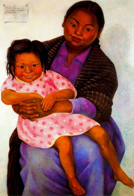 Portrait of Madesta and Inesita (1939) – Diego Rivera Tablo