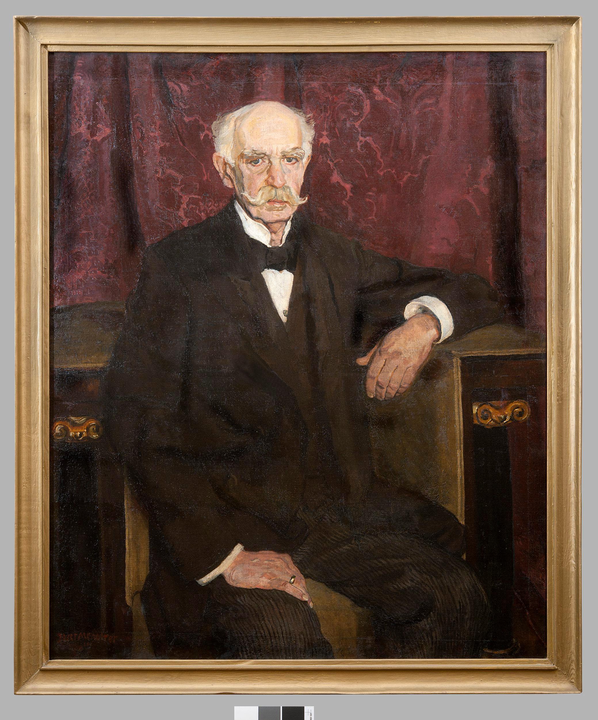 Portrait of Maksymilian Ehrenpreis (1911) - Józef Mehoffer Tablo