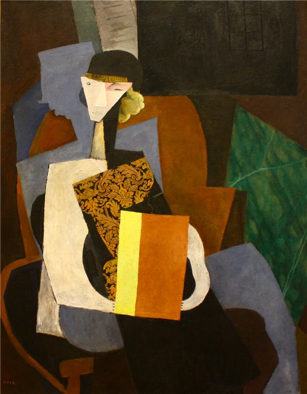 Portrait of Marevna – Diego Rivera Tablo