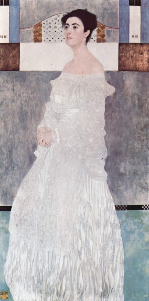 Portrait of Margaret Stonborough Wittgenstein (1905) - Gustav Klimt Tablo