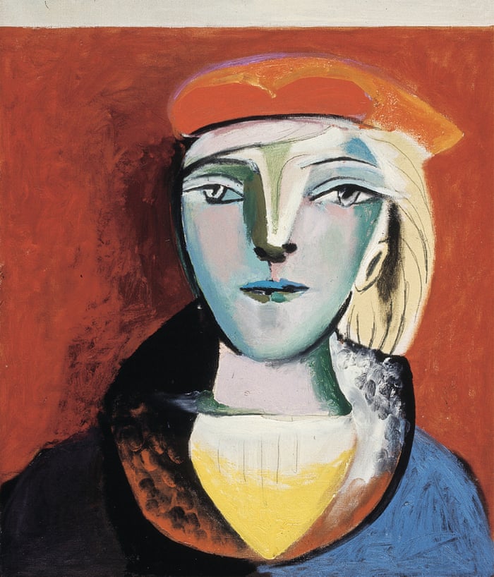 Portrait of Marie Thérèse in a Red Beret (1937) - Pablo Picasso Tablo