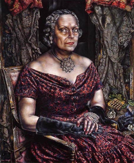 Portrait of Mary Block (1955) – Ivan Albright Tablo