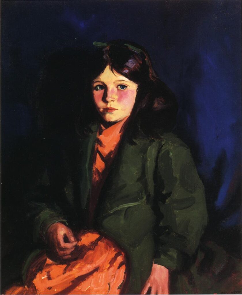 Portrait of Mary Patten (1924) - Robert Henri Tablo