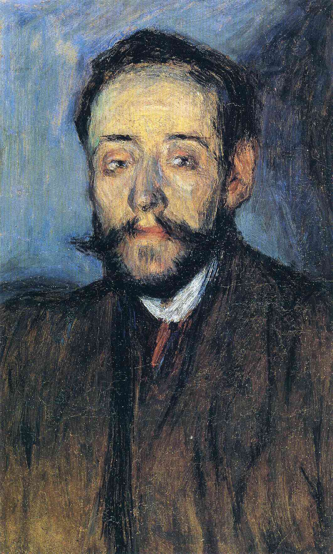 Portrait of Minguell (1901) - Pablo Picasso Tablo