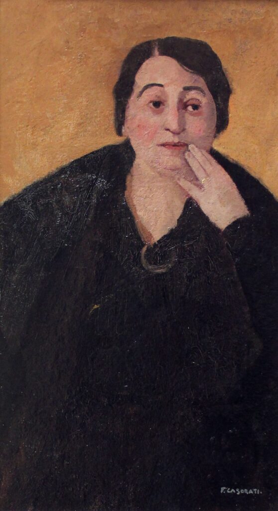 Portrait of Miss Tarello (1930) – Felice Casorati Tablo