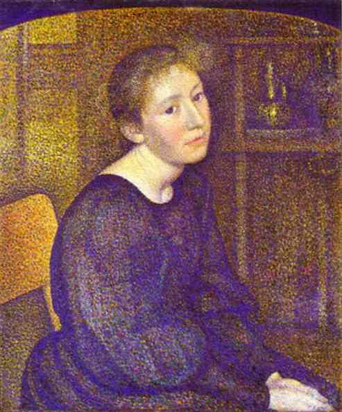 Portrait of Mme Lemmen (1893) – Georges Lemmen Tablo