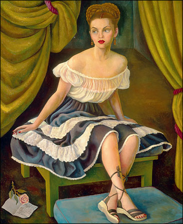 Portrait of Mrs Elisa Saldivar de Gutierrez Roldan (1946) – Diego Rivera Tablo