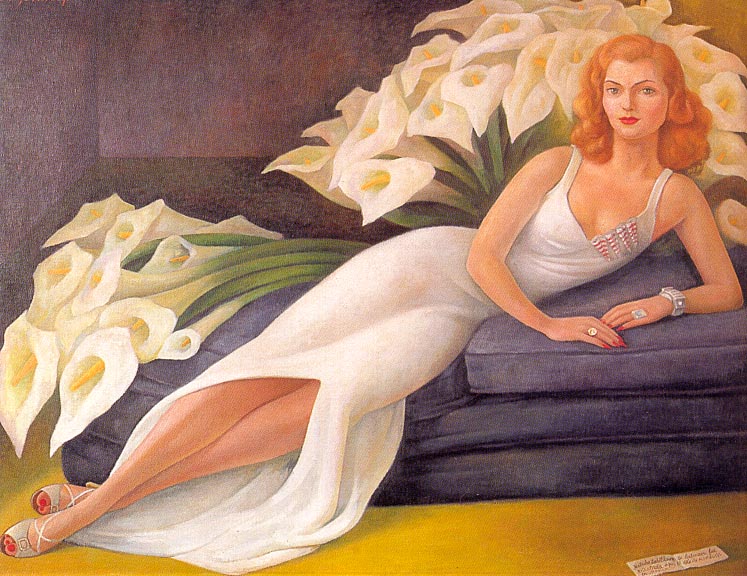 Portrait of Natasha Zakólkowa Gelman (1943) – Diego Rivera Tablo