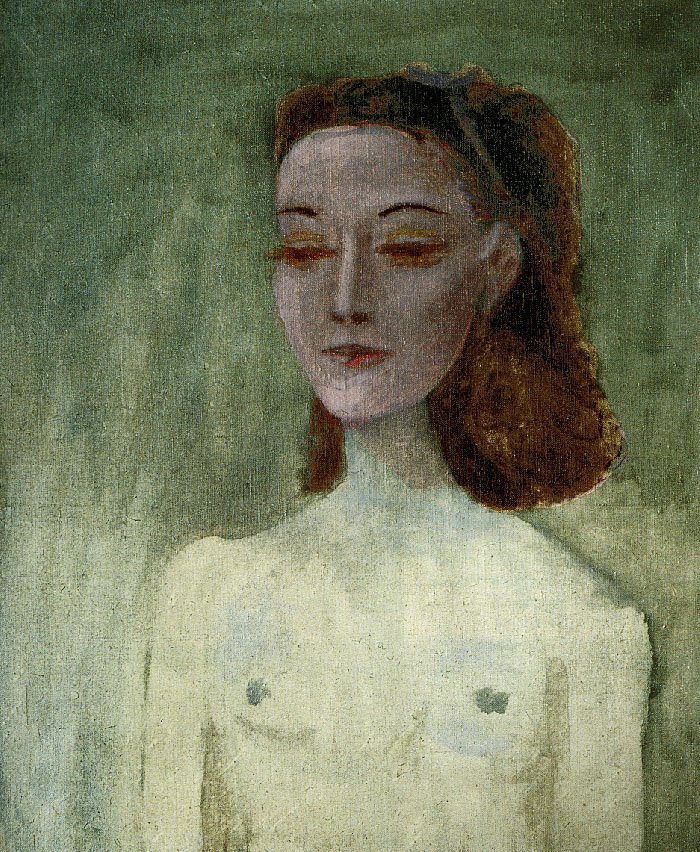 Portrait of Nusch Éluard (1941) - Pablo Picasso Tablo