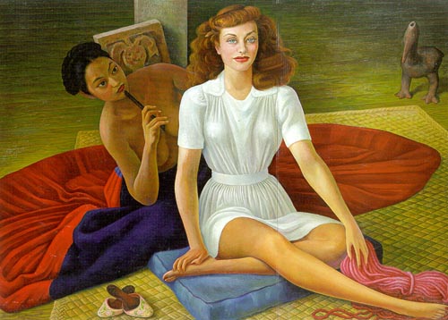 Portrait of Paulette Goddard (1940) – Diego Rivera Tablo