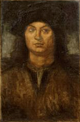Portrait of Perugino, After Raphael – Fujishima Takeji Tablo