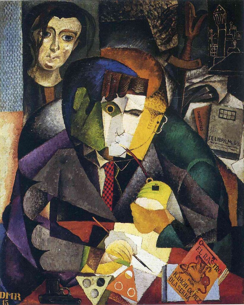 Portrait of Ramon Gomez de la Serna (1915) – Diego Rivera Tablo