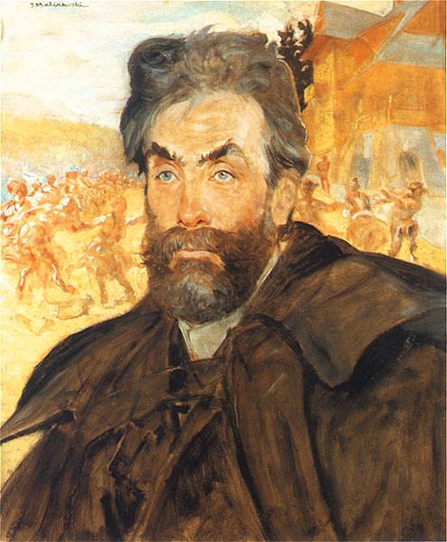 Portrait of Stanisław Witkiewicz (1897) - Jacek Malczewski Tablo