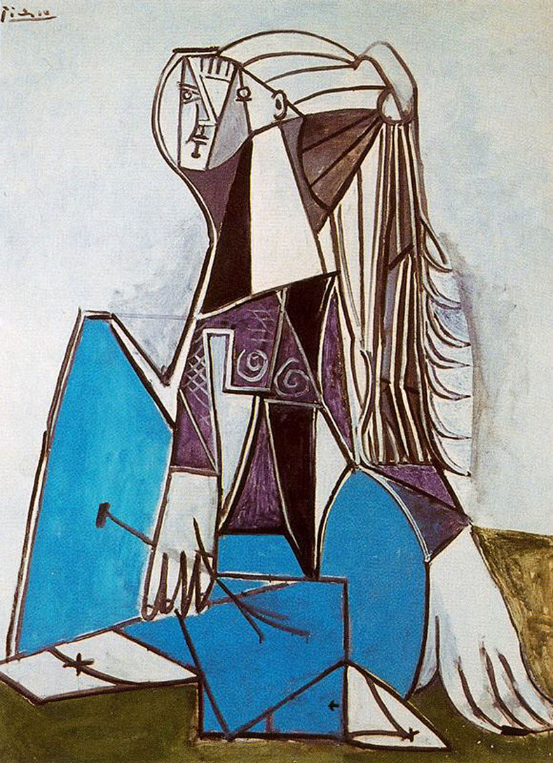 Portrait of Sylvette David (1954) - Pablo Picasso Tablo