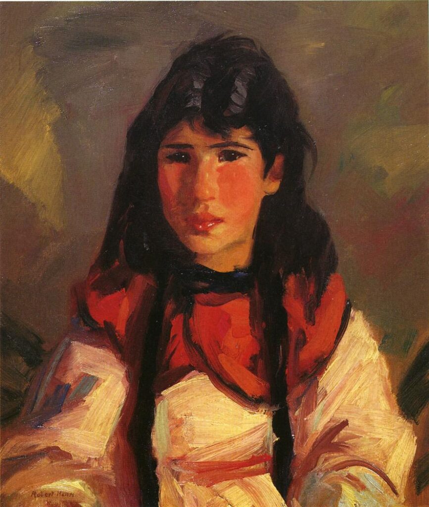Portrait of Tillie - Robert Henri Tablo