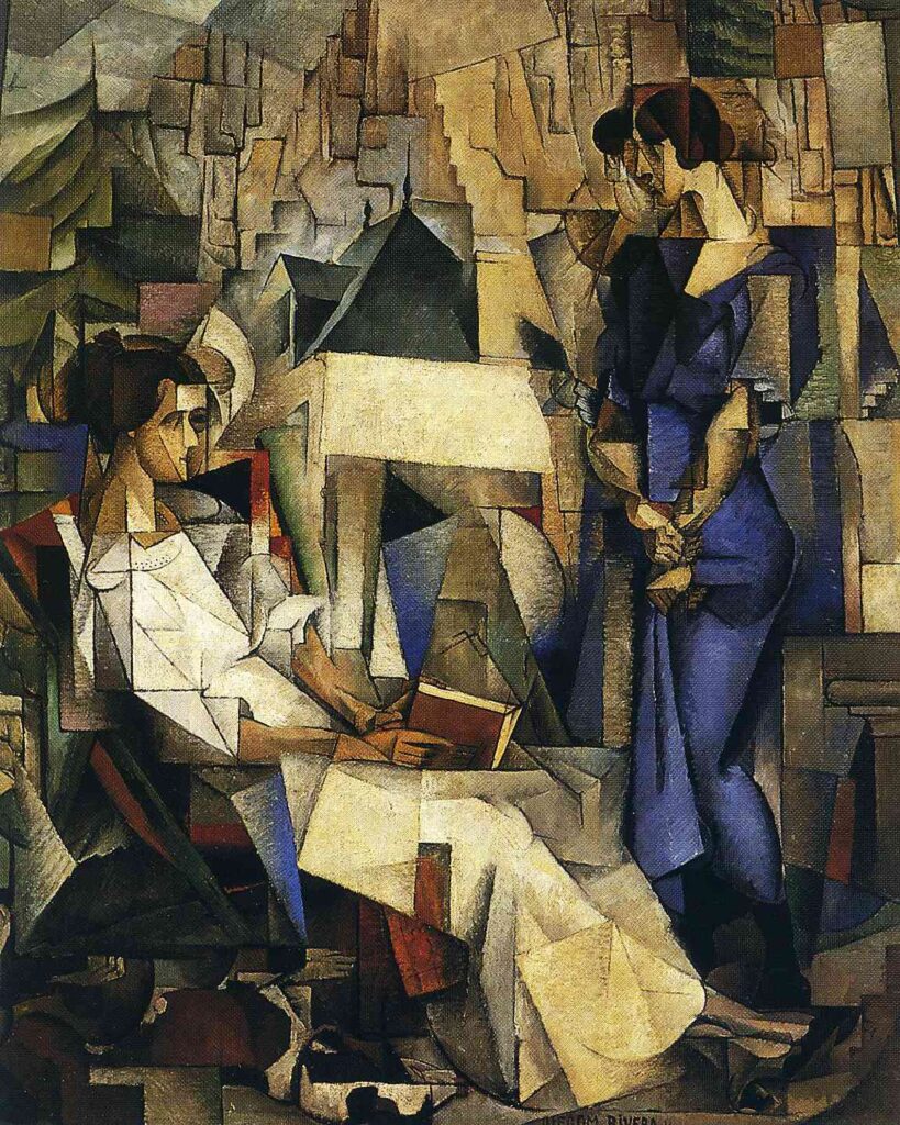 Portrait of Two Women (1914) - Diego Rivera Tablo