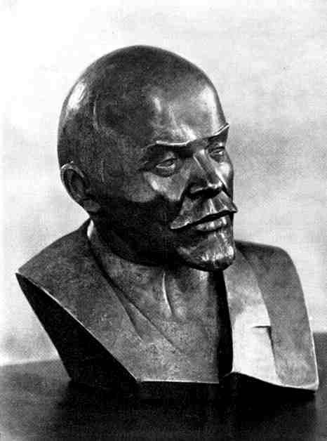 Portrait of V.I.Lenin (1920) - Nathan Altman Tablo