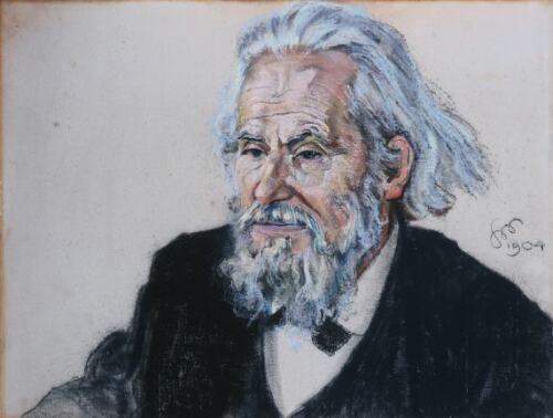 Portrait of Władysław Mickiewicz (1904) - Stanisław Wyspiański Tablo