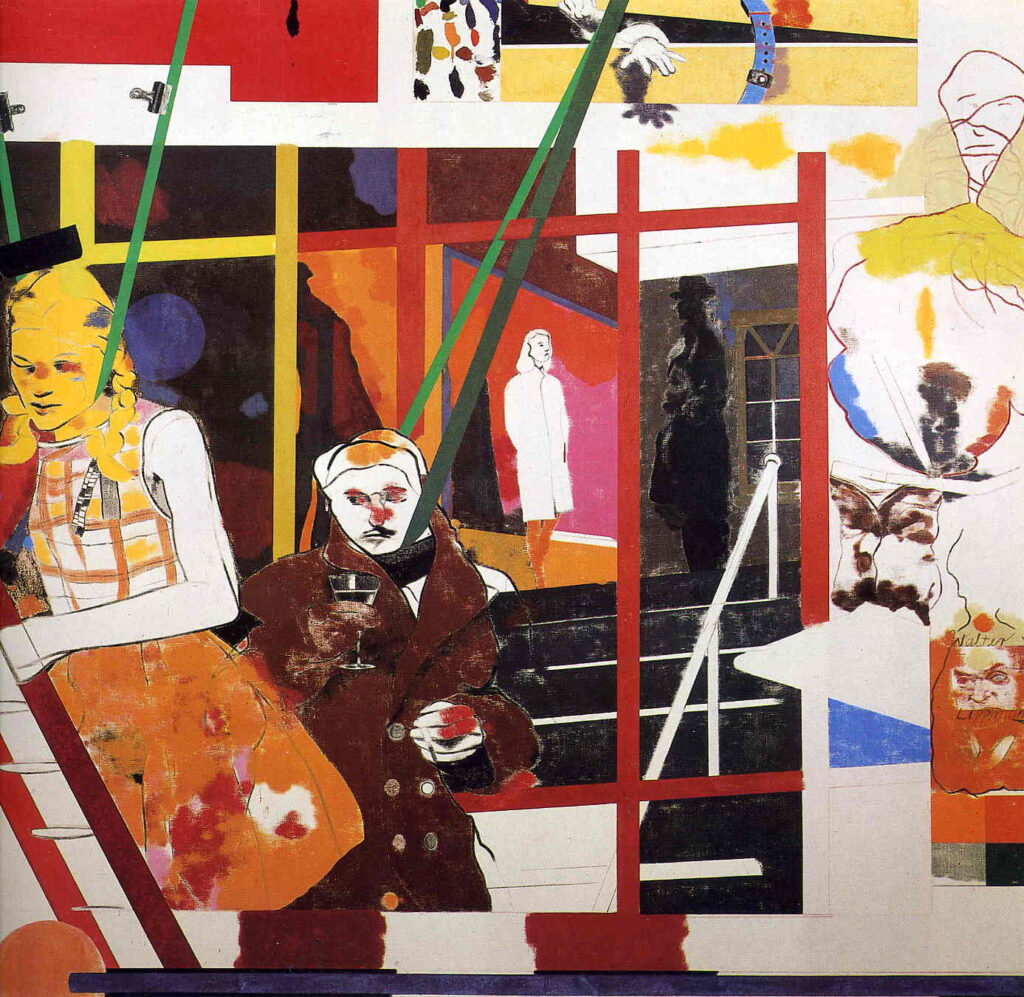 Portrait of Walter Lippman - R. B. Kitaj Tablo