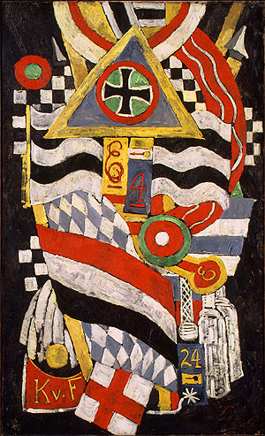 Portrait of a German Officer (1914) - Marsden Hartley Tablo
